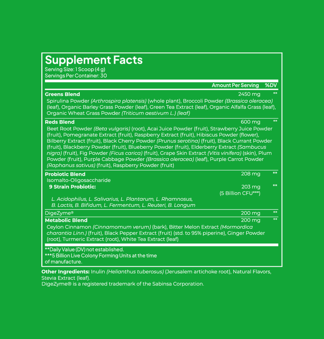 Metabolic Greens & Reds Powders Bundle